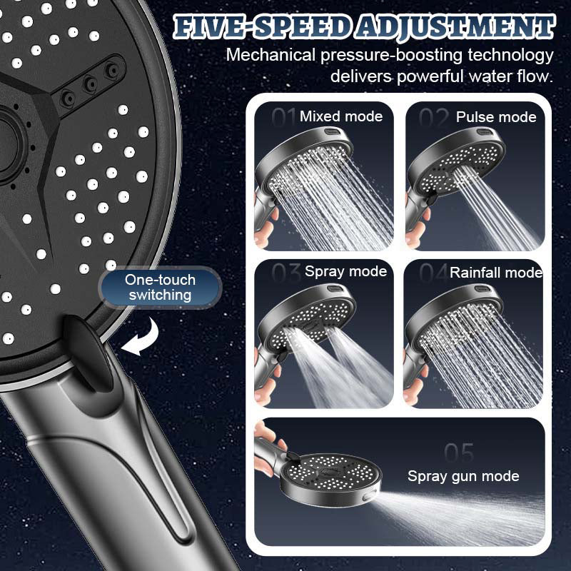 🔥 50 % DE RÉDUCTION ! 🚿💦 Douche à main multifonctionnelle à haute pression – Puissante et économique 💧✨