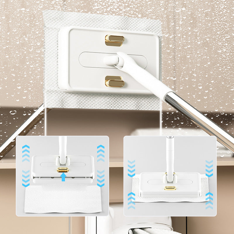 🚀 Balai à franges compact pour un nettoyage rapide - Amovible & sans lavage, Maintenant à moitié prix !🏠💧