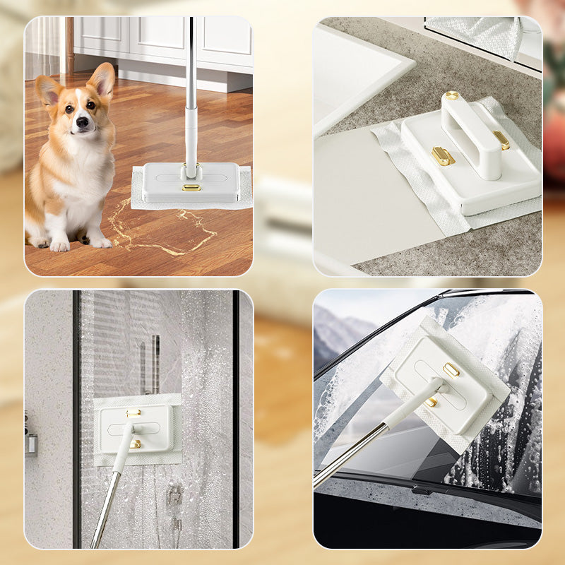 🚀 Balai à franges compact pour un nettoyage rapide - Amovible & sans lavage, Maintenant à moitié prix !🏠💧