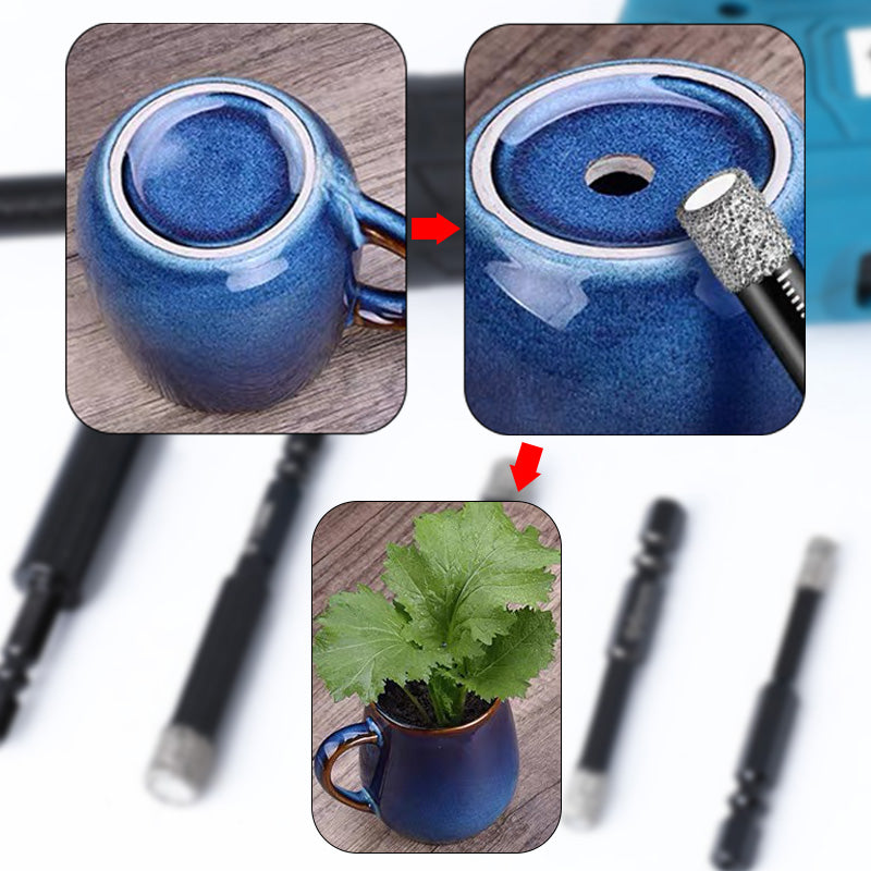 🎁Durée limitée 50% de réduction✨Forets à Queue Hexagonale pour Marbre / Carrelage / Pierre🔧
