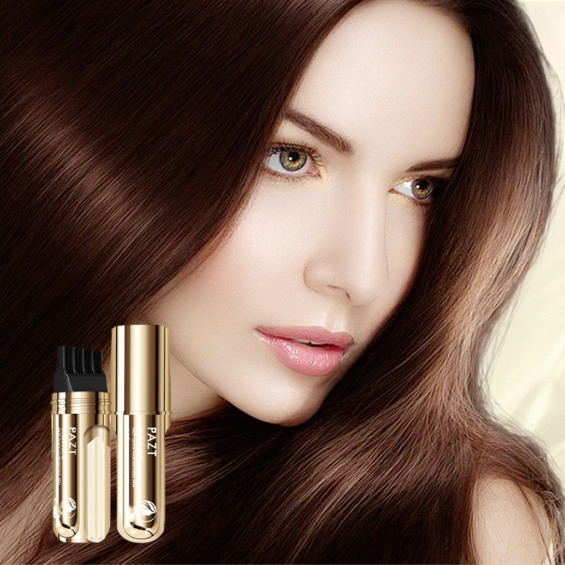 💇‍♀️ KÖP 2 FÅ 1 GRATIS! ✨ 2-i-1 Hårfärgningskam för Grått Hår - Snabb och Naturlig Täckning, Skonsam Formel för Användning Hemma 🌿📦