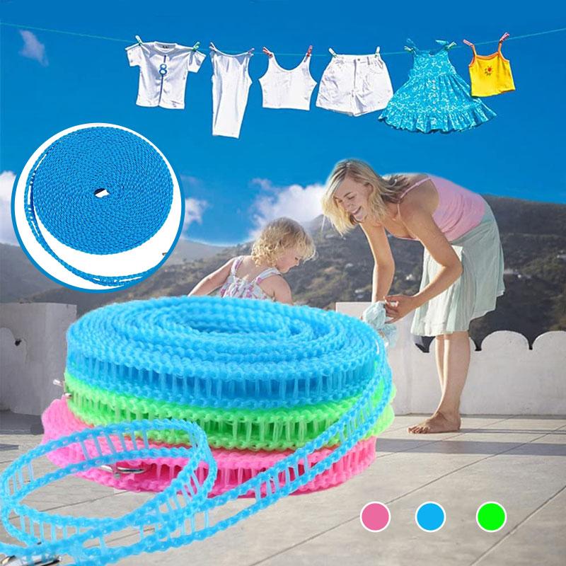 🌬️ Köp 1 Få 1 Gratis! 🧺 Vindskyddad & halkfri tvättlina – snabbtorkande, säker & enkel att sätta upp ☀️