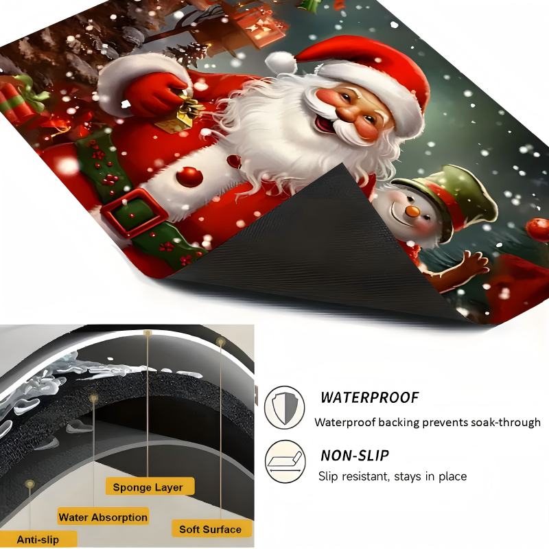 🔥40 % rabatt så länge lagret räcker!🎅🏻Julinspirerad skyddsmatta för spisen