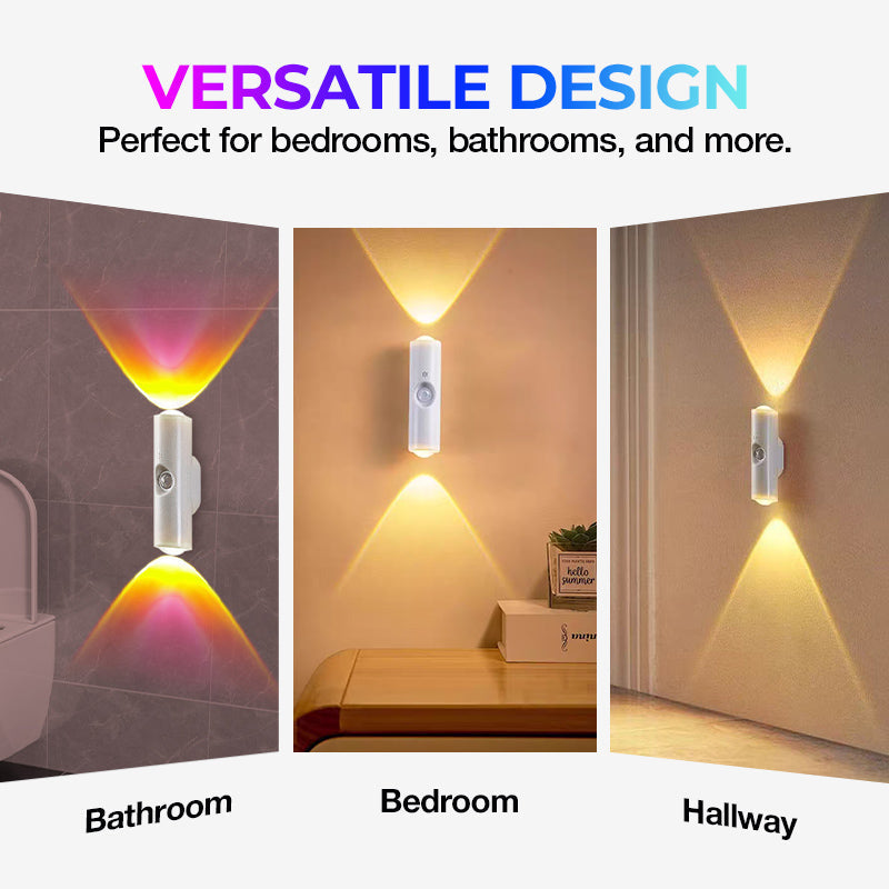 💡 50 % RABATT! Automatisk belysning vid rörelse – magnetisk RGB-lampa med stämningsljus