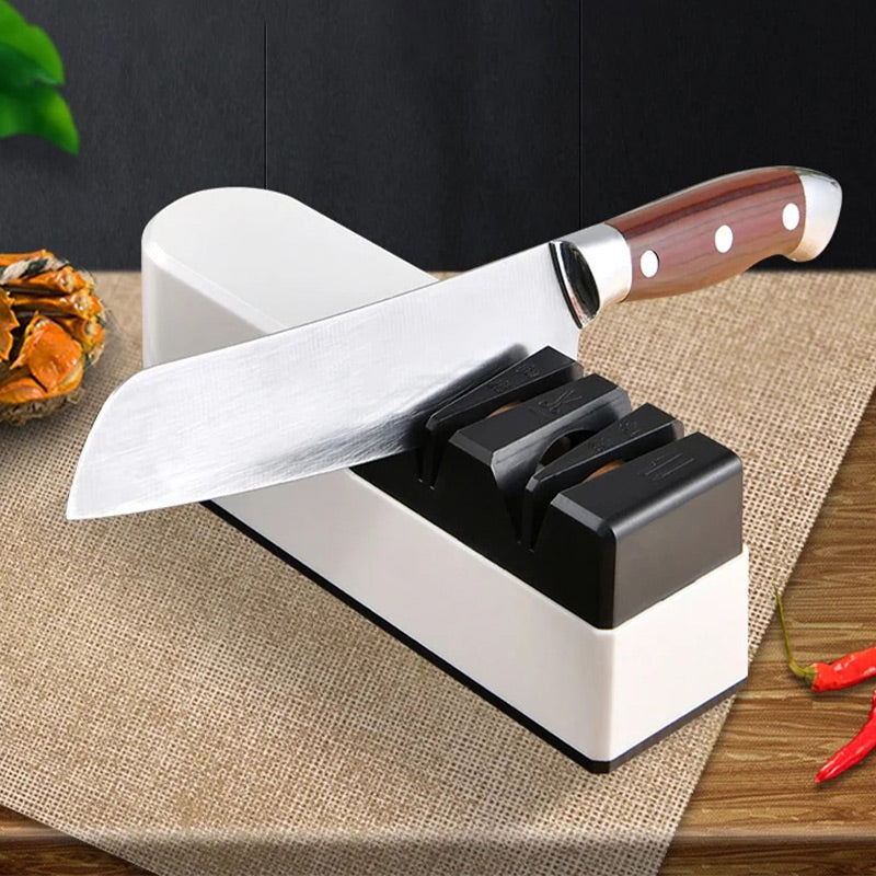 🔪 50% RABATT! ⚙️ Professionell Elektrisk Knivslipare – Snabb & Exakt Slipning, Multi-Vinkelguide för Köks- & Utomhusknivar ✨📦