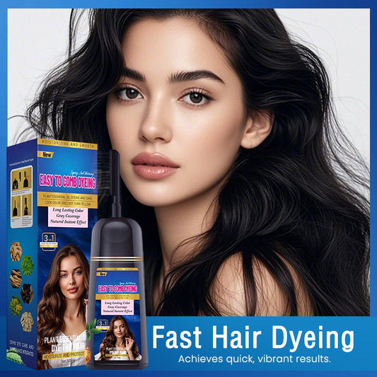 🔥40 % rabatt så länge lagret räcker!🎉3-i-1 hårfärg med kam