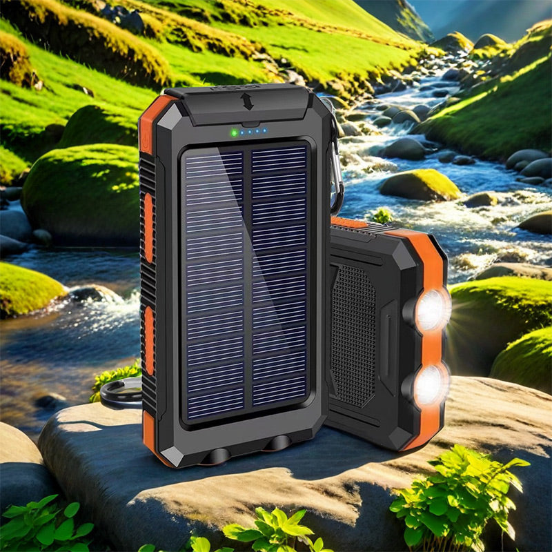 🔋 50% RABATT! ☀️ Vattensäker Solcellsladdare – Snabb Laddning, Robust IP68-hölje & Universell Kompatibilitet ⚡