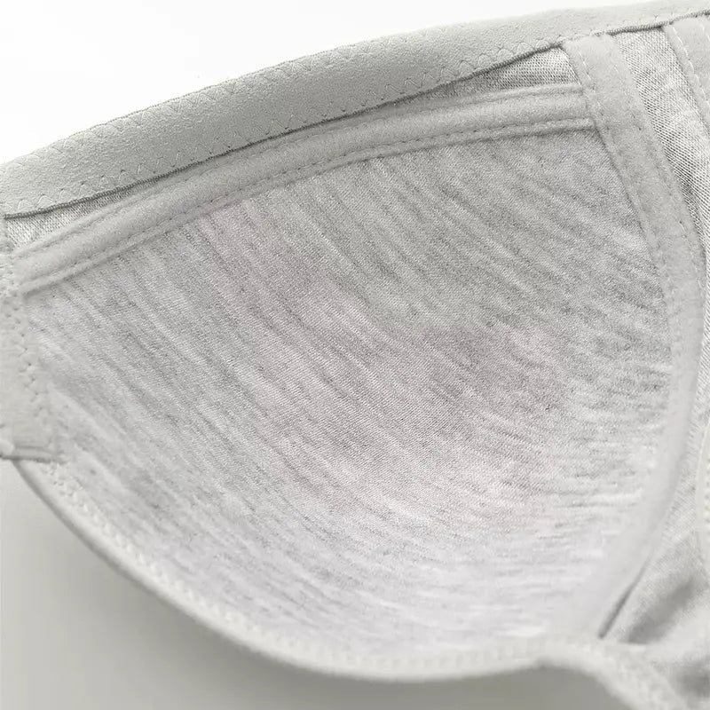Bygelfri Push-Up BH med Knäppning Fram – Sömlös & Bekväm för Vardagen