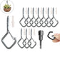 🛠️ 50% RABATT NU! 🔒 20st Fyrkantiga Snäppkrokar – Säkerhetslås, Mångsidig & Hållbar för Bonsai, Ljus & Dekoration ✨