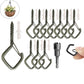 🛠️ 50% RABATT NU! 🔒 20st Fyrkantiga Snäppkrokar – Säkerhetslås, Mångsidig & Hållbar för Bonsai, Ljus & Dekoration ✨
