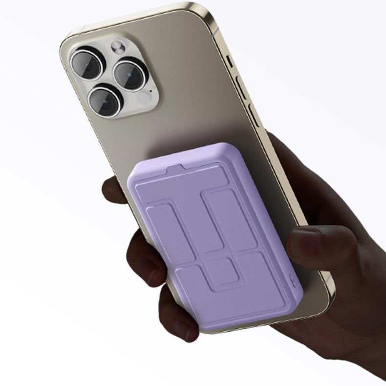 🔋50 % RABATT JUST NU! 22,5 W, 10 000 mAh magnetisk trådlös powerbank – hopfällbart inbyggt stativ, bärbar magnetisk snabbladdare för smartphones