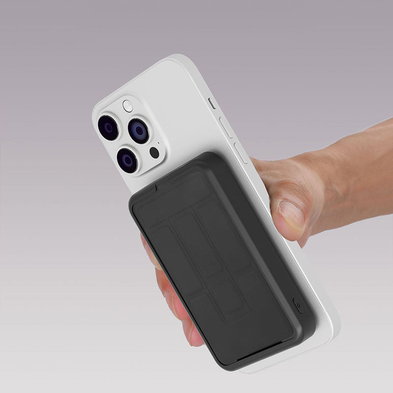 🔋50 % RABATT JUST NU! 22,5 W, 10 000 mAh magnetisk trådlös powerbank – hopfällbart inbyggt stativ, bärbar magnetisk snabbladdare för smartphones