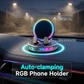 🌈 50% RABATT! 🚗 RGB-telefonhållare för bilen – automatisk fastspänning & trådlös laddning