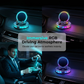 🌈 50% RABATT! 🚗 RGB-telefonhållare för bilen – automatisk fastspänning & trådlös laddning