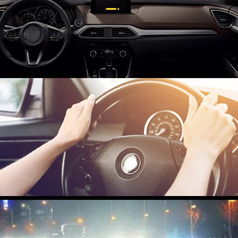 🚗 50 % RABATT NU! 🌙 Universellt HD anti-bländnings bilsolskydd för dag & natt – dubbellins för säkrare körning ☀️