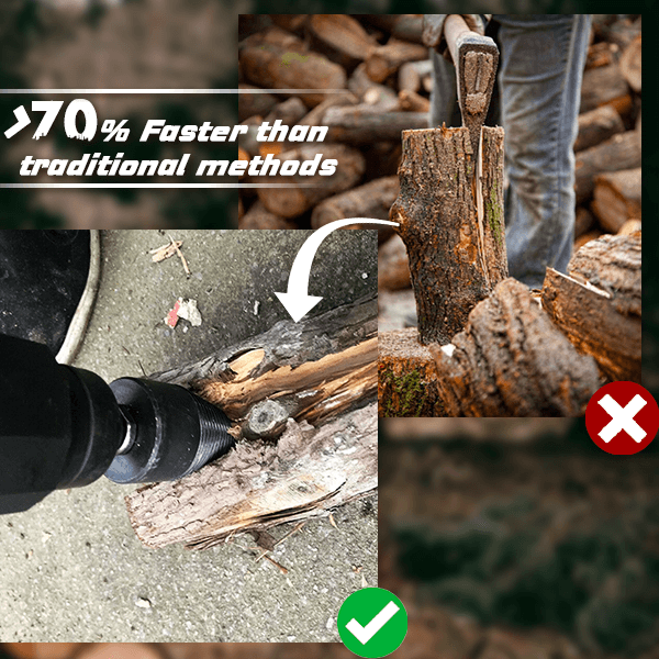 🔧50 % RABATT! 🔥Träklövningsborr – Praktiskt verktyg för träklövning som passar till borrmaskin och slagborrmaskin, perfekt för ved och trädgårdsarbete