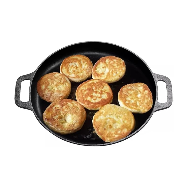 ⏳ 50 % RABATT under en begränsad tid! 🍳 Non-Stick-stekpanna i gjutjärn — rent gjutjärn, jämn värmefördelning 🔥
