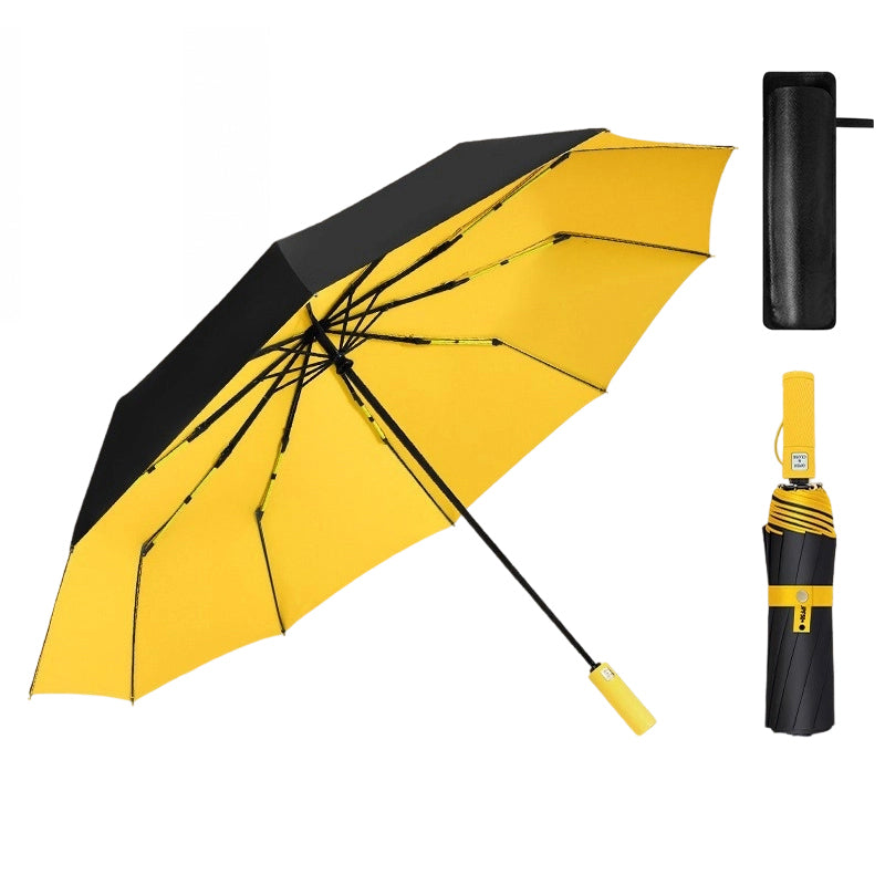 📢📢50% RABATT NU!! ⏰Stort Automatiskt Sol- & Regnskydd Paraply 125cm