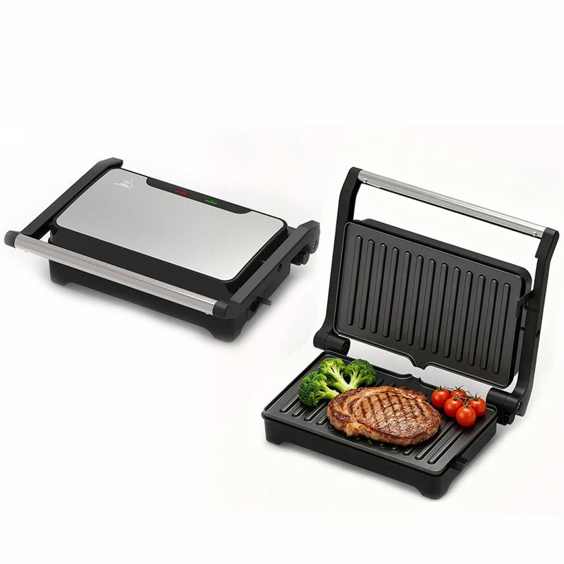 🥪 50 % RABATT NU! 🔥 Elektrisk Smörgås- & Paninigrill med 180° Öppning – Krispiga Smörgåsar, Panini & Mer ✨