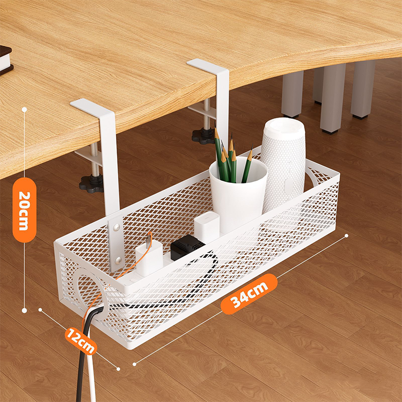 🔌 50 % RABATT JUST NU! 🖥️ Kabelhållare för under skrivbordet – Robusta klämmor, inga trassliga kablar och enkel installation – Håller kablarna snyggt ordnade och utom synhåll ✨
