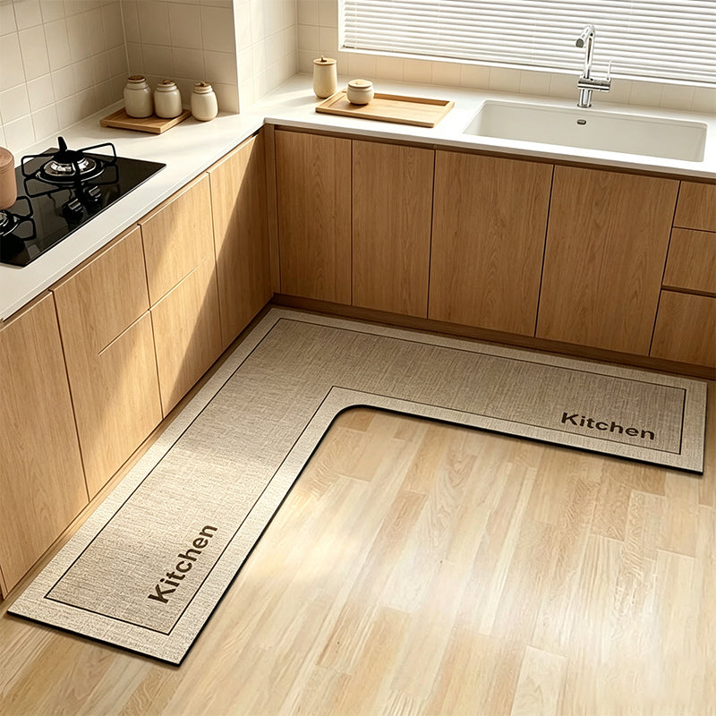 💧 50 % RABATT! ✨ Snabbtorkande köksmatta – L-formad diatomitdesign, absorberande & halksäker, vadderad komfort – håller matlagningsytor renare & torrare 🍳