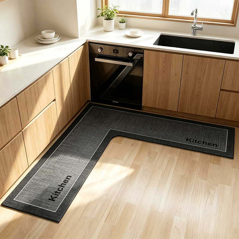 💧 50 % RABATT! ✨ Snabbtorkande köksmatta – L-formad diatomitdesign, absorberande & halksäker, vadderad komfort – håller matlagningsytor renare & torrare 🍳