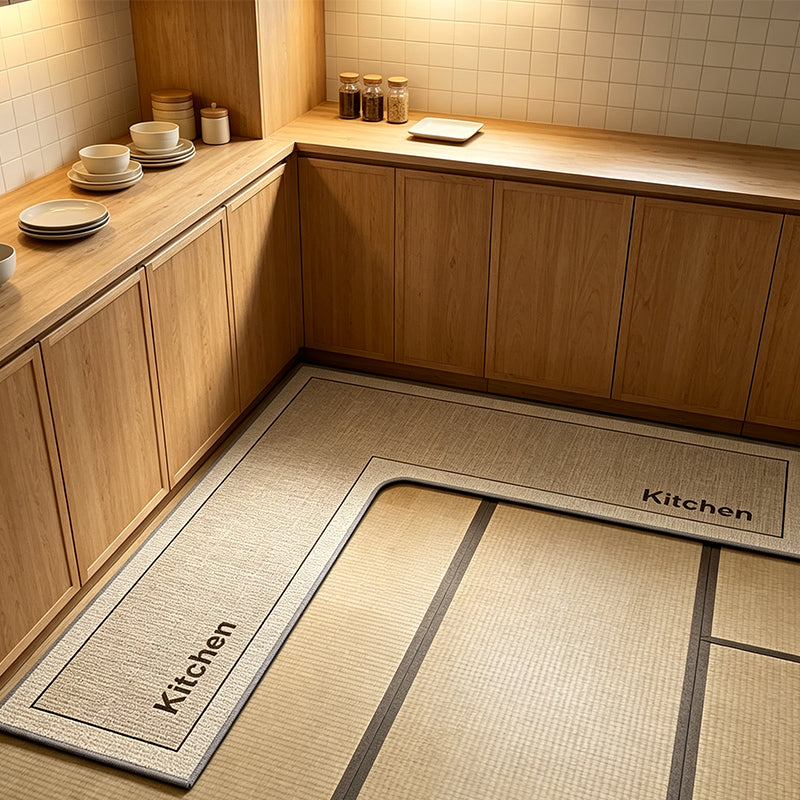 💧 50 % RABATT! ✨ Snabbtorkande köksmatta – L-formad diatomitdesign, absorberande & halksäker, vadderad komfort – håller matlagningsytor renare & torrare 🍳