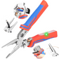 ⚡ 8-in-1 Wire Stripper with Voltage Tester: Cr-V Steel, Multi-Size Stripping, Ergonomic Grip