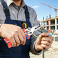 ⚡ 8-in-1 Wire Stripper with Voltage Tester: Cr-V Steel, Multi-Size Stripping, Ergonomic Grip