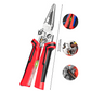⚡ 8-in-1 Wire Stripper with Voltage Tester: Cr-V Steel, Multi-Size Stripping, Ergonomic Grip