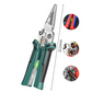 ⚡ 8-in-1 Wire Stripper with Voltage Tester: Cr-V Steel, Multi-Size Stripping, Ergonomic Grip