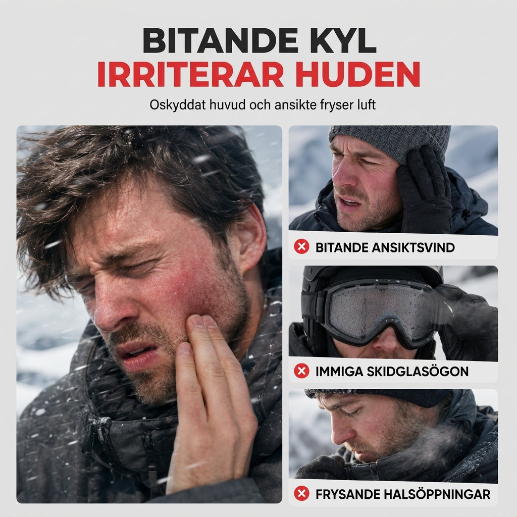 🧣 50 % RABATT NU! ❄️ Varm vinterbalaclava för utomhusbruk – tjock polarfleece & dimfri syn för skidåkning och cykling ⛷️
