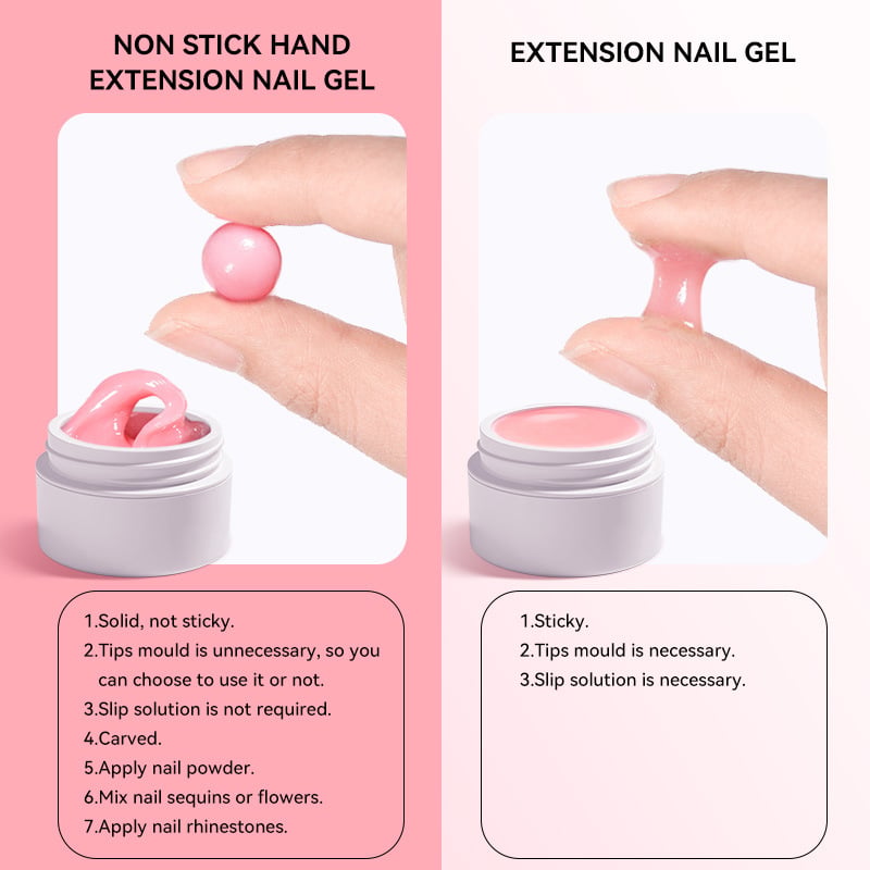 💅 50 % RABATT NU! 🎨 Fast bygggel för naglar – 15 ml i sex färger för nagelförlängningar & 3D-detaljer ✨