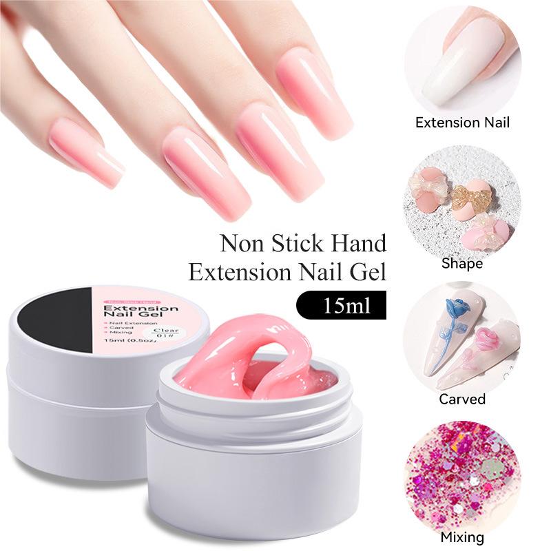 💅 50 % RABATT NU! 🎨 Fast bygggel för naglar – 15 ml i sex färger för nagelförlängningar & 3D-detaljer ✨