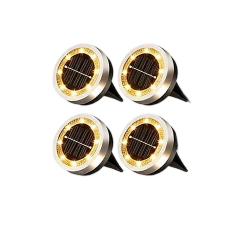 ☀️ 50% RABATT! ✨ Solcellsdrivna markspottar för trädgården (4-pack) – Vattentäta & automatiska LED-lampor 🌿