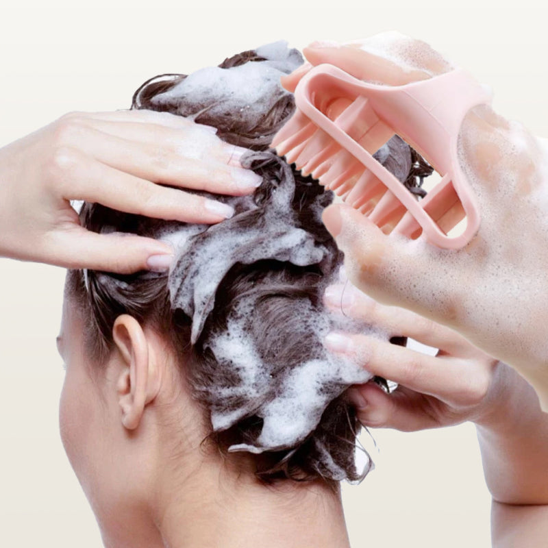 ⏳ Tidsbegränsat erbjudande: 50 % rabatt ⏰ Mjuk massageborste i silikon för hårbotten 🚿