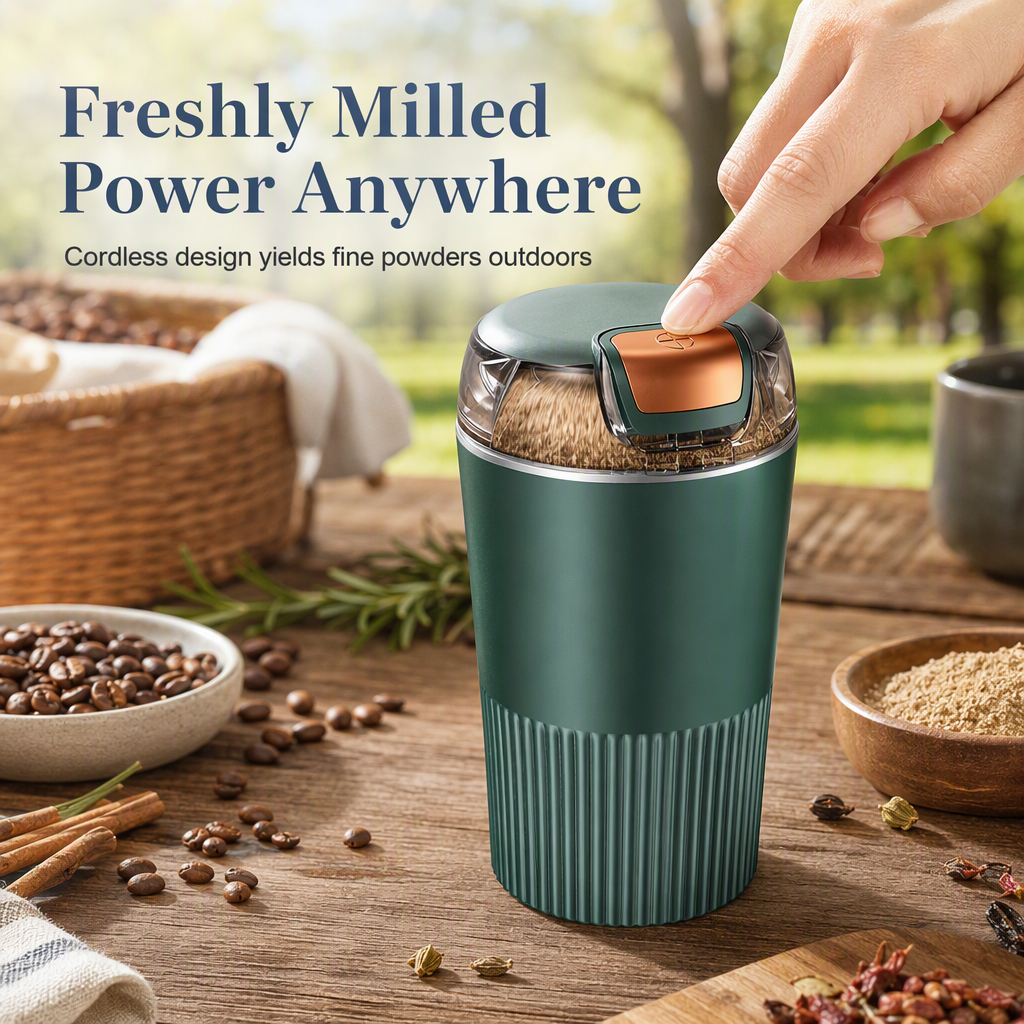 Compact Household Electric Grinder with 8 Multifunctional Dry Powder Milling Machine for Grains