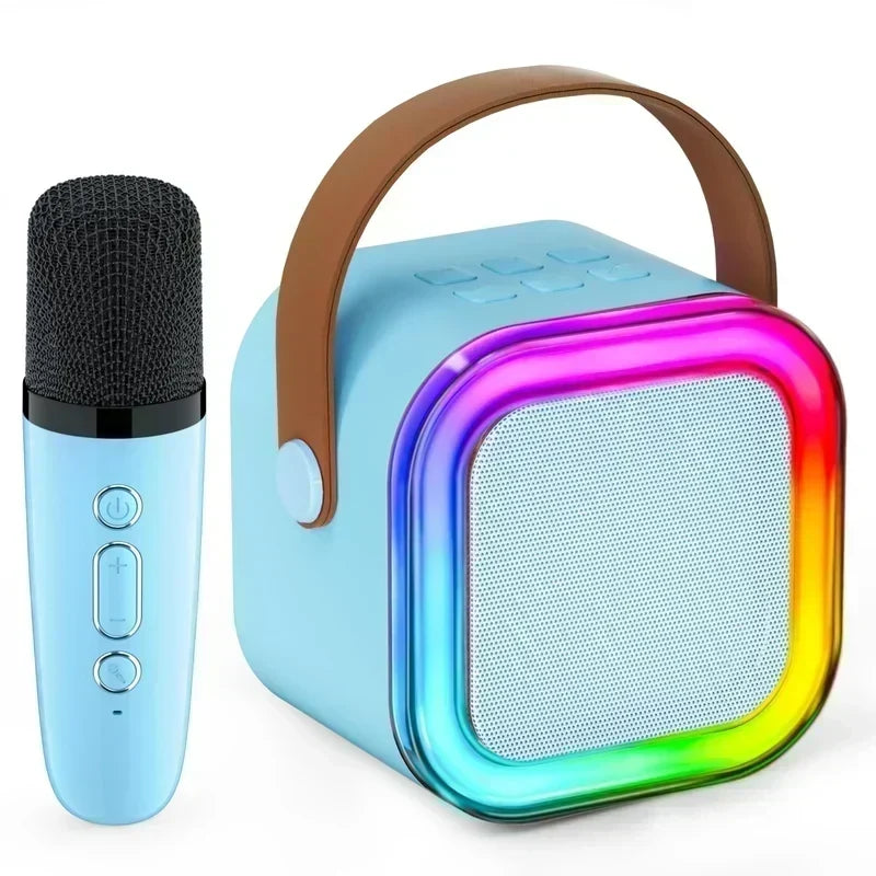 🎉 Spara 50 % nu! Minikaraokemaskin för barn med trådlösa mikrofoner – musik, kul och sång hemma 🎤✨