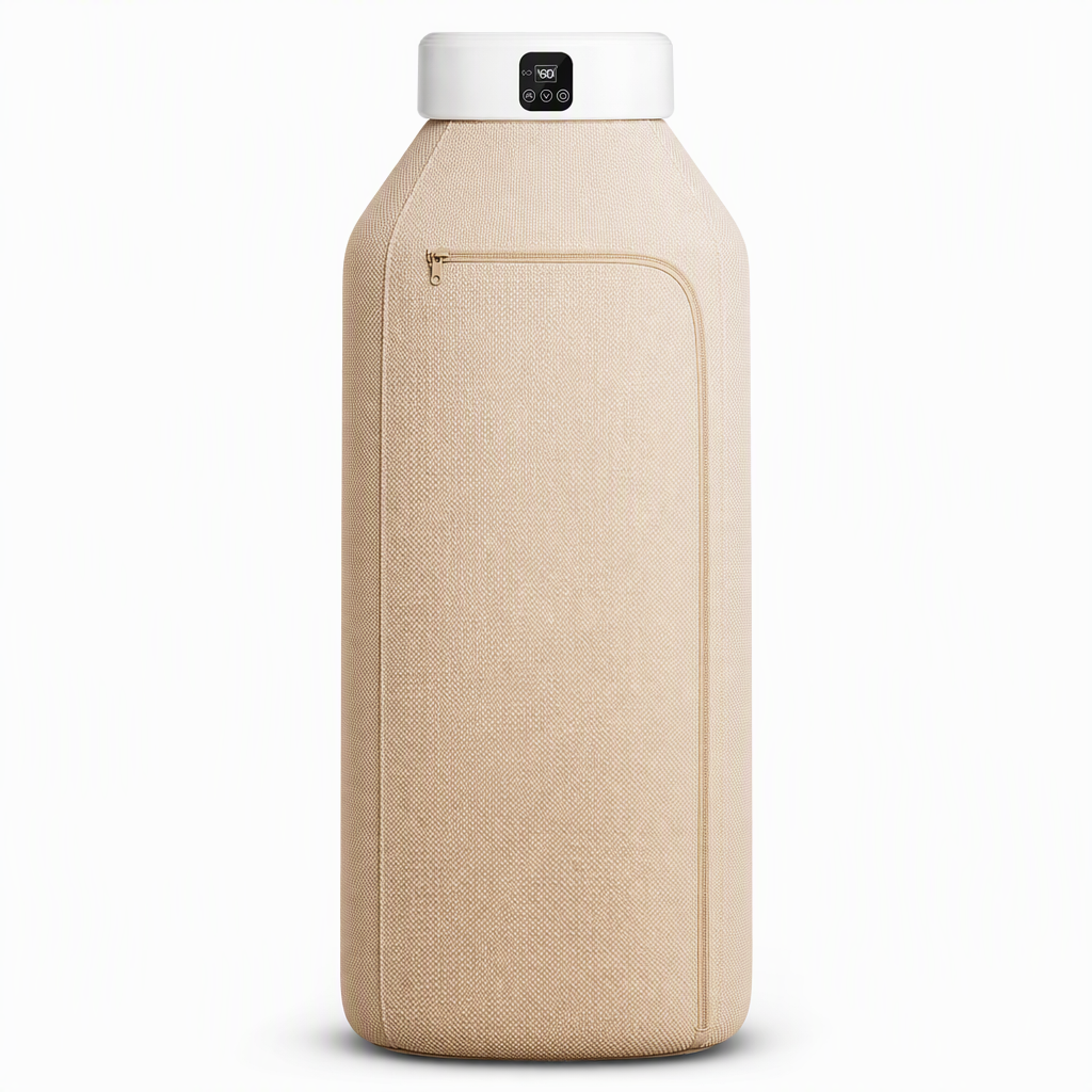 ♨👚 Bärbar hopvikbar torktumlare – minitorkmaskin med fjärrkontroll för resor och hemmabruk 🧺