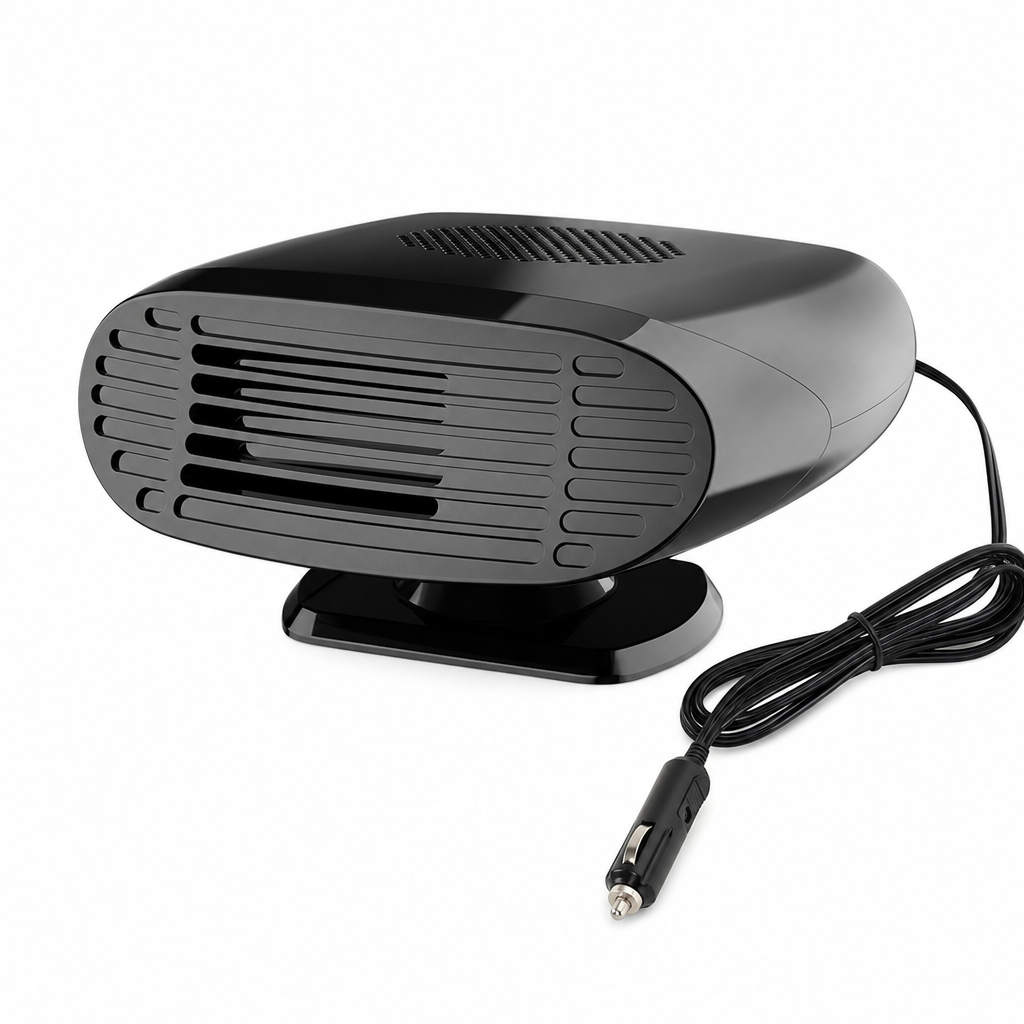 🔥🎁Nyhet 50 % RABATT🔥Mini-fläkt (12 V/24 V) för bil och defroster, för avimning och uppvärmning av vindrutan