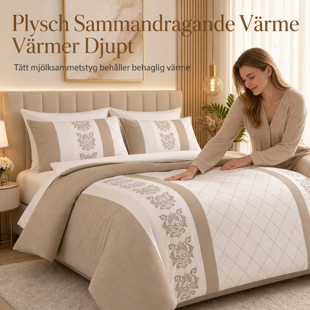 🌸 50 % RABATT JUST NU! 🌸 Vintervarmt sängklädesset med 3 delar