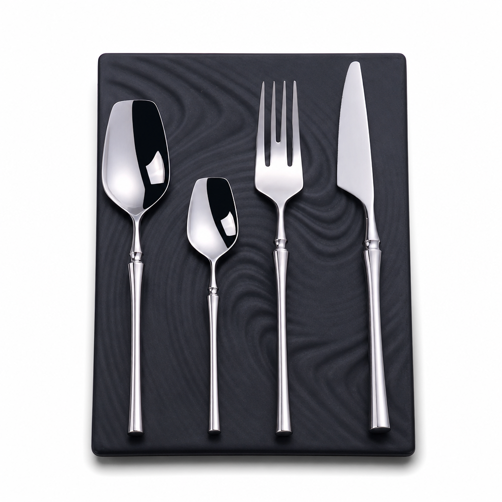 🍴 Bestickset i rostfritt stål – 24 delar