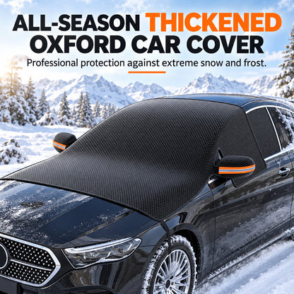 🚗 50% RABATT! ✨ Vindruteskydd för Alla Årstider – Magnetiskt Frost-, Snö- & Solskydd med Backspegelskydd ❄️☀️