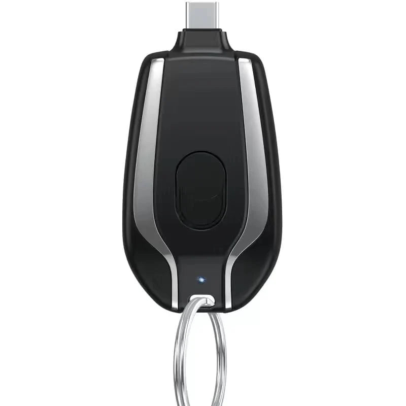 🔋 50 % RABATT NU! 🗝️ Nyckelringsbar laddningsbank med 1500 mAh – ultralätt, Type-C & snabbladdning för nödsituationer 📱