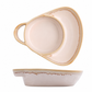 🍲 50 % RABATT NU! 🥣 Retro uppdelad ugnsform i keramik med handtag – håller maten skild & säkert från ugn till bord, mikrovågssäker ✨