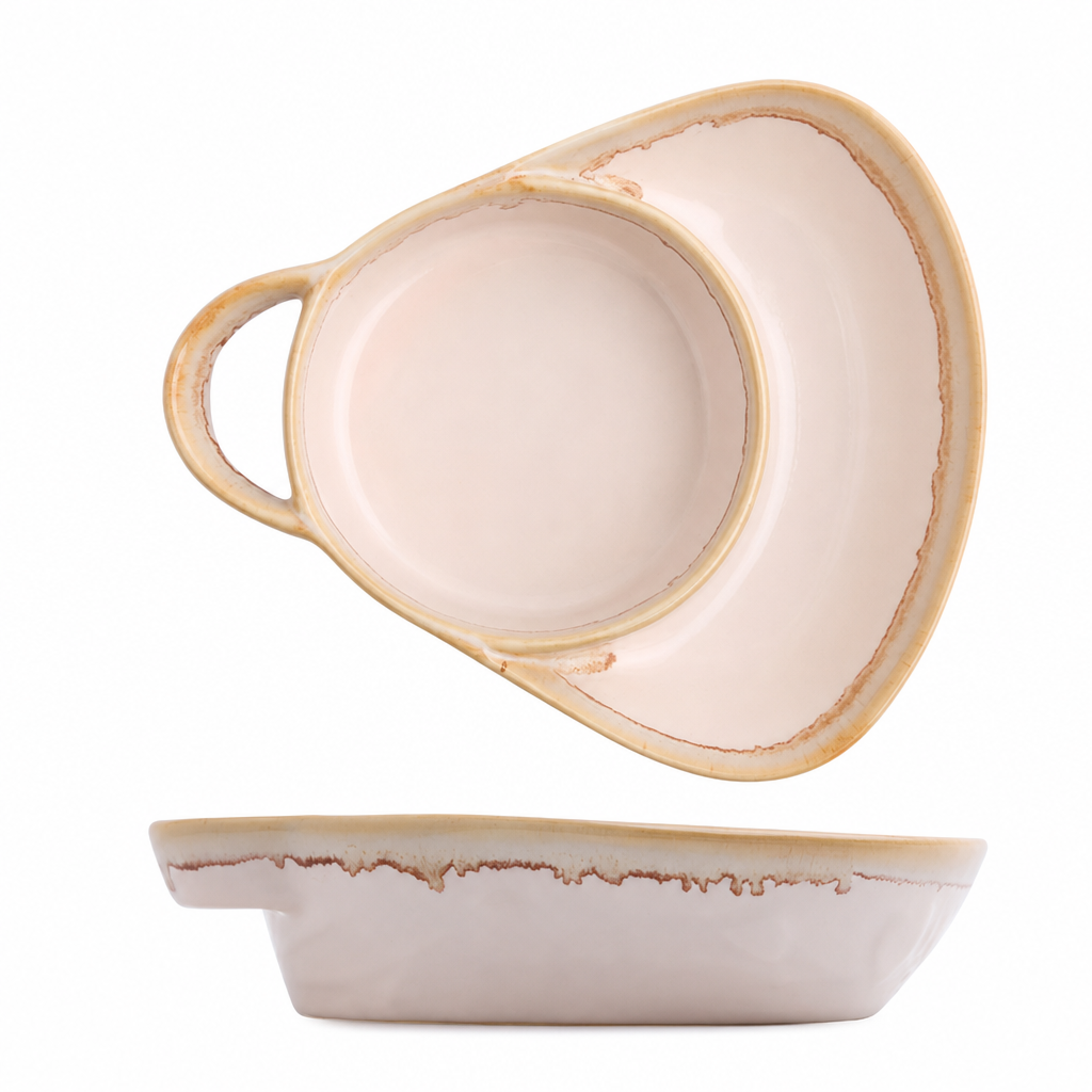 🍲 50 % RABATT NU! 🥣 Retro uppdelad ugnsform i keramik med handtag – håller maten skild & säkert från ugn till bord, mikrovågssäker ✨