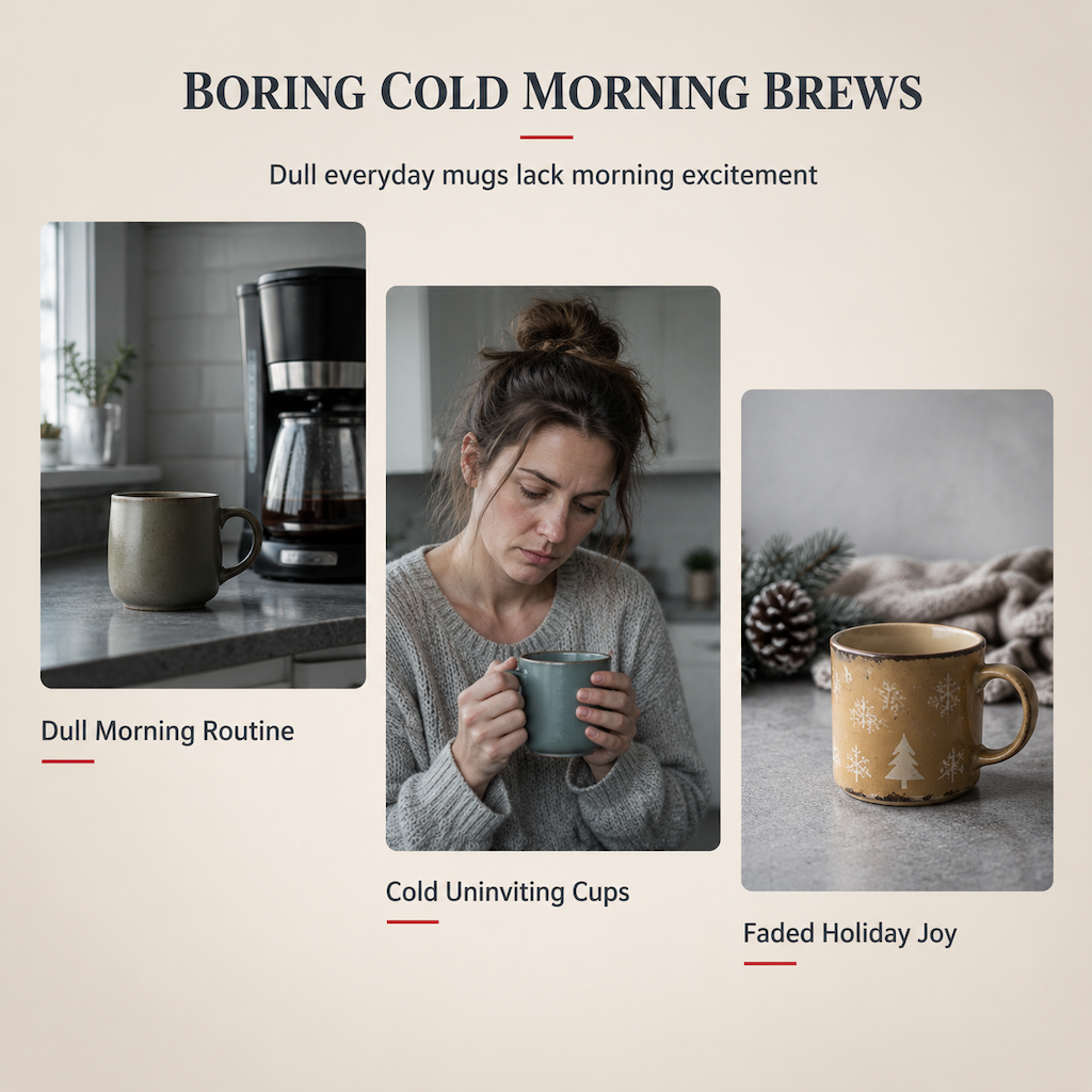 🎄 50% RABATT NU! ☕ Jultomten-mugg som byter färg när den värms upp – häll i en varm dryck och se magin hända 🎅✨